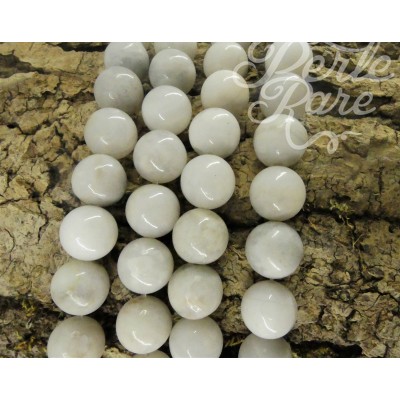 Ronde 10 - Agate fou blanche (5 pces)